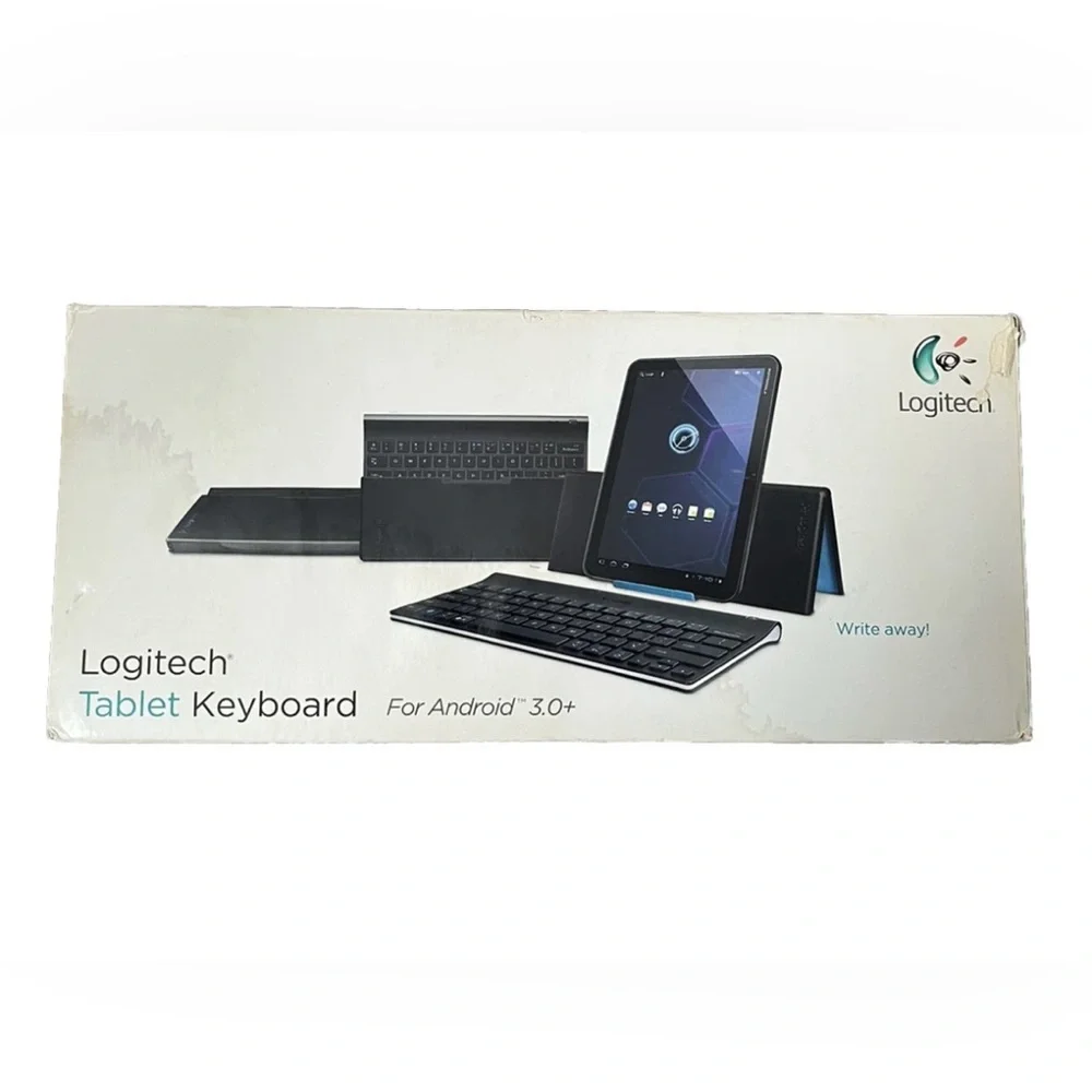 Logitech 920-003390 Tablet Wireless Keyboard For Android 3.0+ New - Open Box